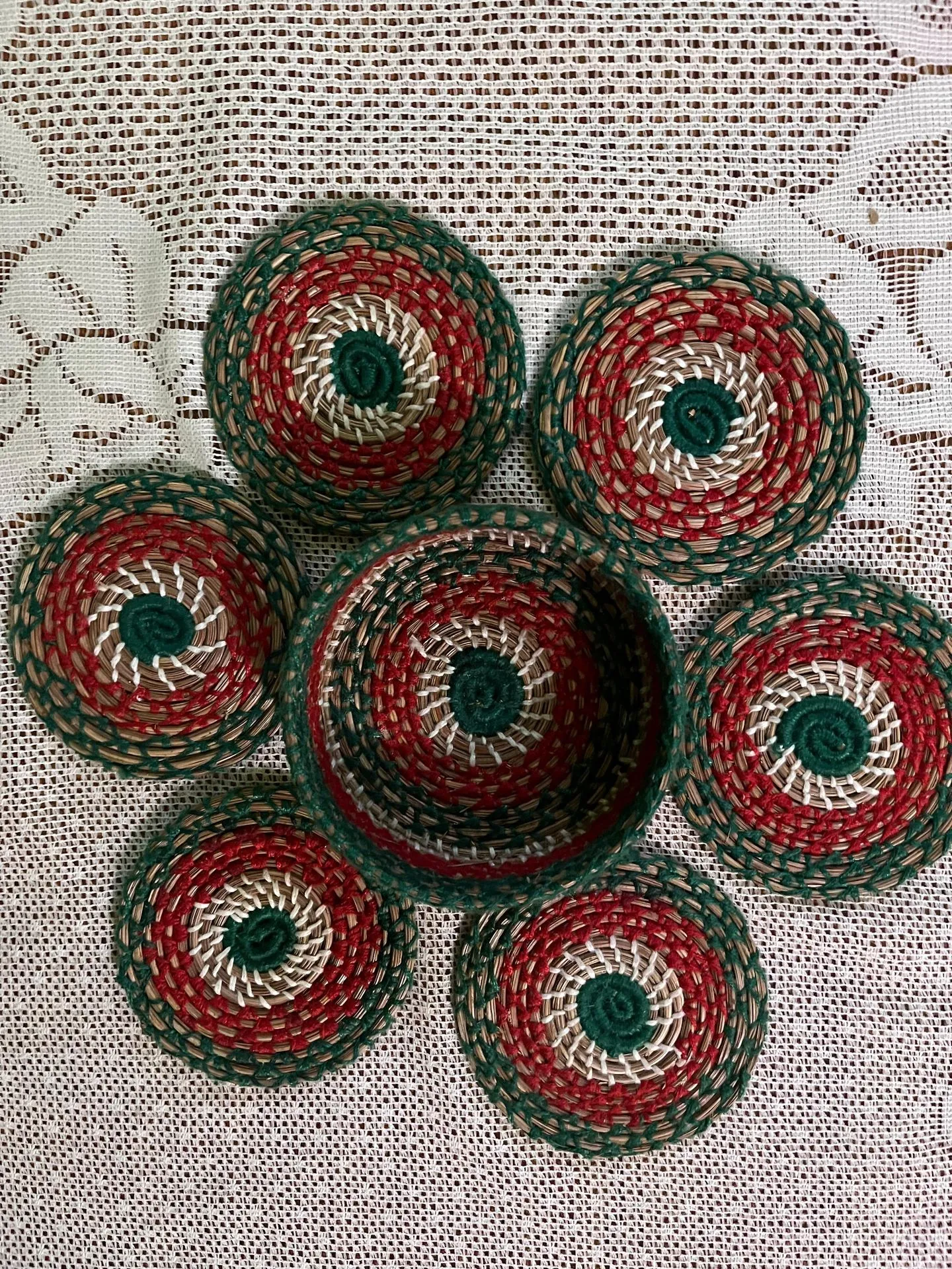 Hand-Made Coasters made from wild-harvested Pine Tree